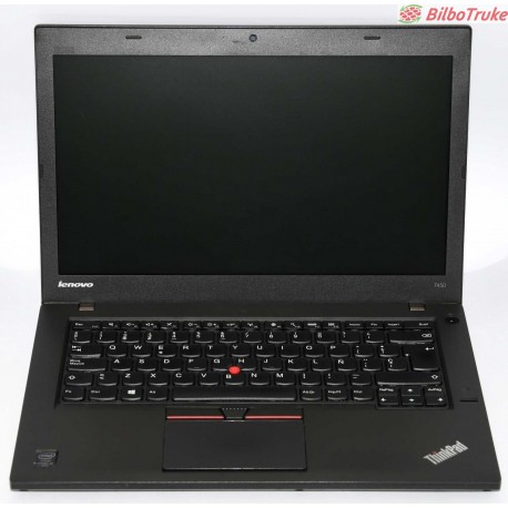 PORTATIL LENOVO THINKPAD T450 14p 2015 / i5-5300U 2.3GHz / 512GB SSD / 8GB RAM