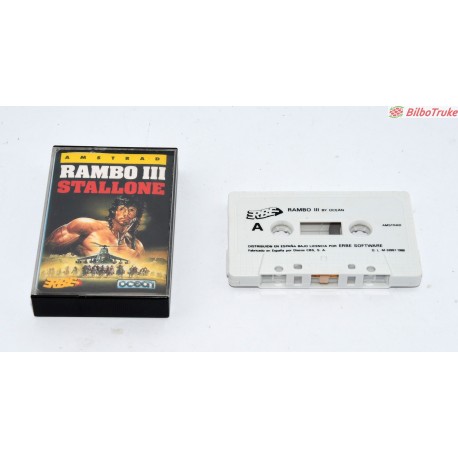 VIDEOJUEGO AMSTRAD RAMBO III STALLONE