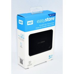 DISCO DURO PORTATIL WD EASYSTORE USB A 5 TB