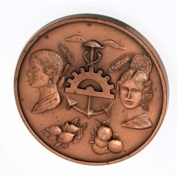 MEDALLA DE BRONCE BANCO BILBAO 125 ANIVERSARIO