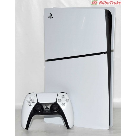 CONSOLA PS5 SLIM 1TB BLANCA CON MANDO