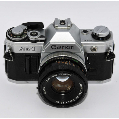 CANON AE-1 CON OBJETIVO CANON 50MM F 1.8