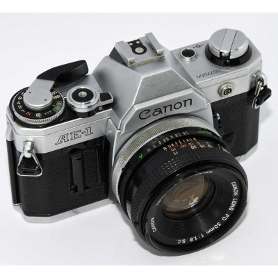 CANON AE-1 CON OBJETIVO CANON 50MM F 1.8