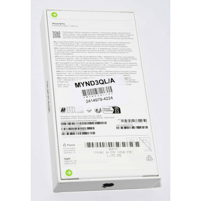 APPLE IPHONE 16 PRO 128GB BLACK TITANIUM PRECINTADO