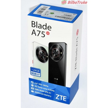 ZTE BLADE A75 5G 128GB NEGRO NUEVO