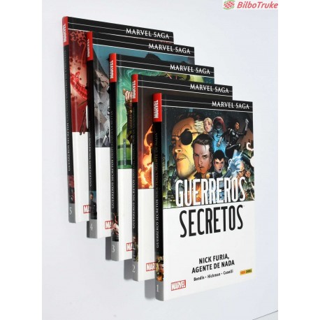 COMICS MARVEL SAGA GUERREROS SECRETOS 1 A 5