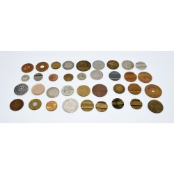 COLECCION 36 FICHAS MONEDA