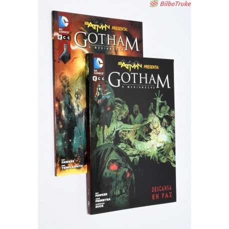 COMIC DC BATMAN GOTHAM A MEDIANOCHE 2 TOMOS