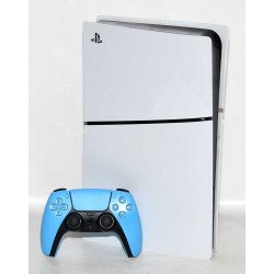 CONSOLA PS5 SLIM DIGITAL BLANCA CON MANDO AZUL
