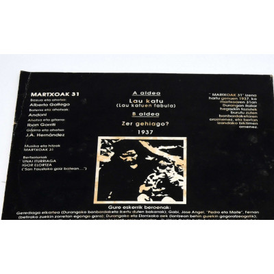 VINILO Martxoak 31 – Lau Katu - 1992