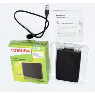 DISCO DURO PORTATIL TOSHIBA CANVIO 500GB