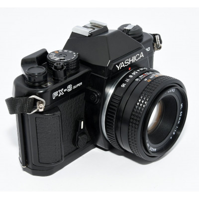 CAMARA ANALOGICA  YASHICA SX-3 SUPER 2000 + 50MM + 28MM