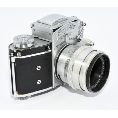 CAMARA ANALOGICA EXACTA VAREX + CARL ZEISS JENA 50MM F:2.8 + ISCOTAR 50MM F:2.8