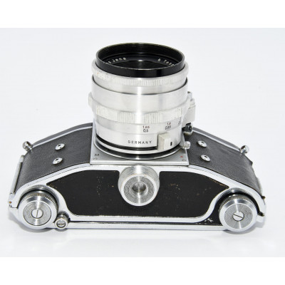 CAMARA ANALOGICA EXACTA VAREX + CARL ZEISS JENA 50MM F:2.8 + ISCOTAR 50MM F:2.8