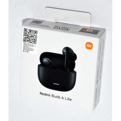 AURICULARES XIAOMI REDMI BUDS 6 LITE NEGRO NUEVO
