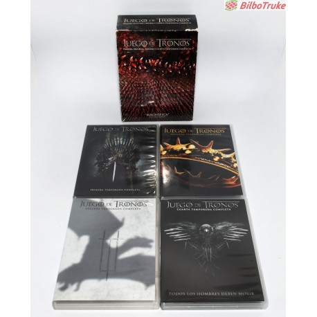 DVDS JUEGO DE TRONOS (4 TEMPORADAS)
