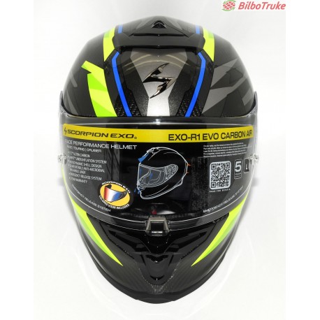 CASCO MOTO INTEGRAL SCORPION EXO R1 EVO CARBON AIR