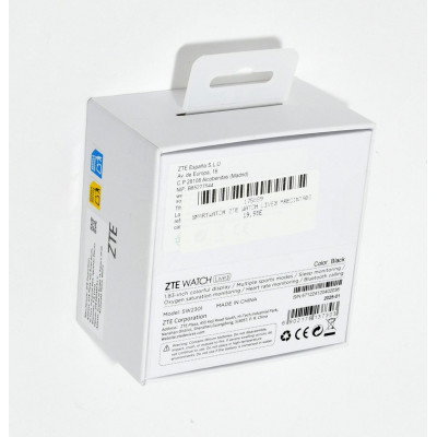 SMARTWATCH ZTE WATCH LIVE3 NEGRO NUEVO