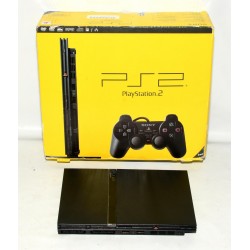 CONSOLA PS2 SLIM NEGRA CON MANDO