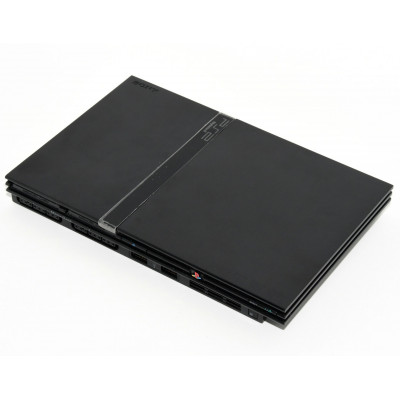 CONSOLA PS2 SLIM NEGRA CON MANDO