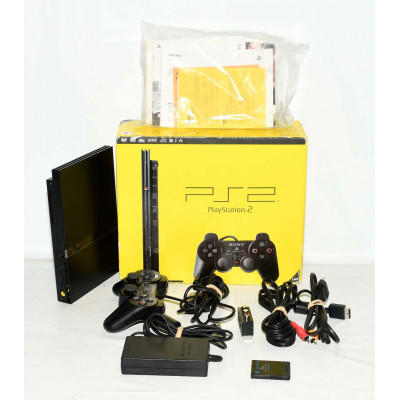 CONSOLA PS2 SLIM NEGRA CON MANDO