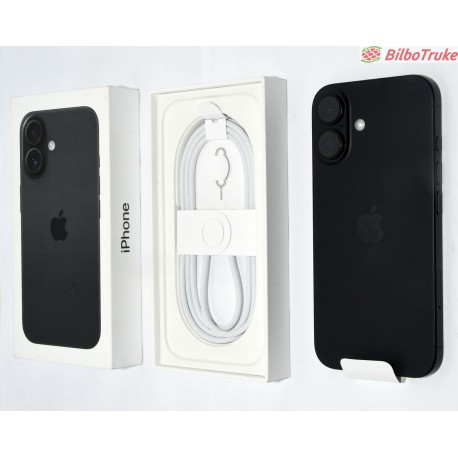 APPLE IPHONE 16 128GB NEGRO SIN ACTIVAR