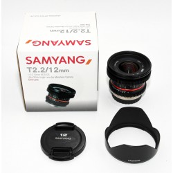 OBJETIVO SAMYANG T2.2/12MM UMC CS (MICRO 4/3)