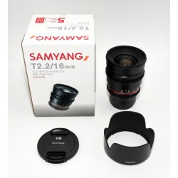 OBJETIVO SAMYANG T2.2/16MM UMC CS II (MICRO 4/3)