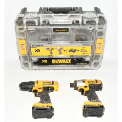 PAREJA TALADROS A BATERIA DEWALT DCD710+DCF815