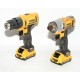PAREJA TALADROS A BATERIA DEWALT DCD710+DCF815