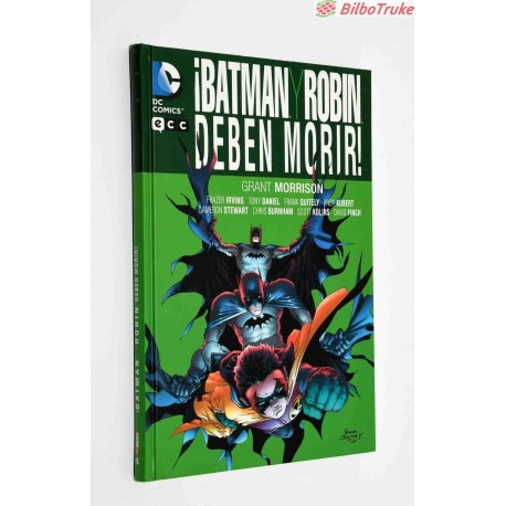 COMIC DC BATMAN Y ROBIN DEBEN MORIR