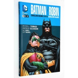 COMIC DC BATMAN Y ROBIN CABALLERO ESCURO CONTRA CABALLERO BLANCO