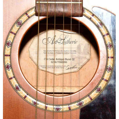GUITARRA ELECTROACUSTICA ART LUTHERIE CW CEDAR