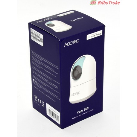CAMARA DE SEGURIDAD AEOTEC CAM 360 PRECINTADO