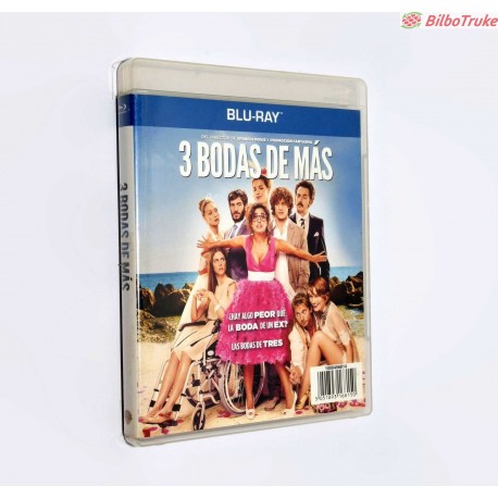 PELICULA BLURAY 3 BODAS DE MAS