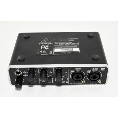 INTERFAZ DE AUDIO BEHRINGER U-PHORIA UMC202HD