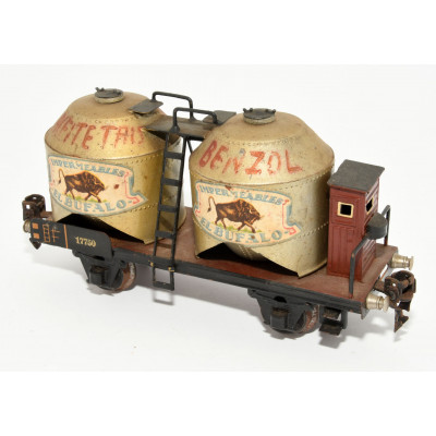 VAGON MARKLIN CON DOS DEPOSITOS PRESION CARBON - ESCALA 0