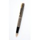 PLUMA PARKER 75 CISELLE PLATA PLUMIN 14K