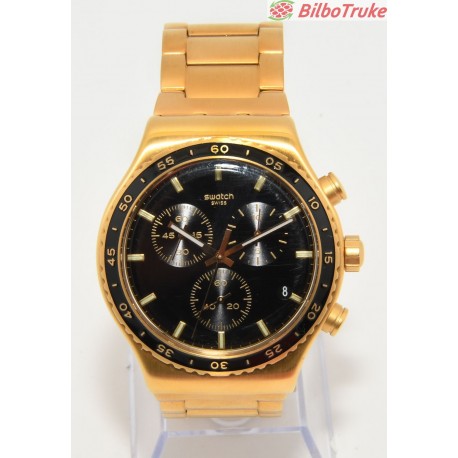 RELOJ SWATCH IRONY - CHRONO NEW YVG418G IN THE BLACK