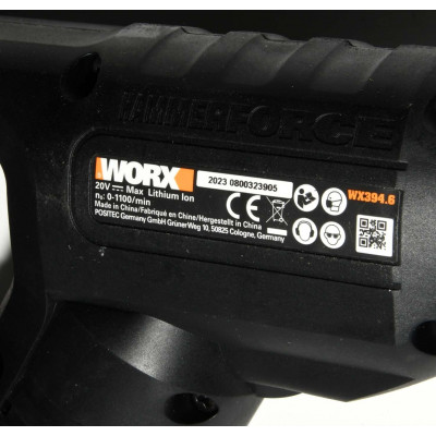 MARTILLO A BATERIA WORX WX394.6
