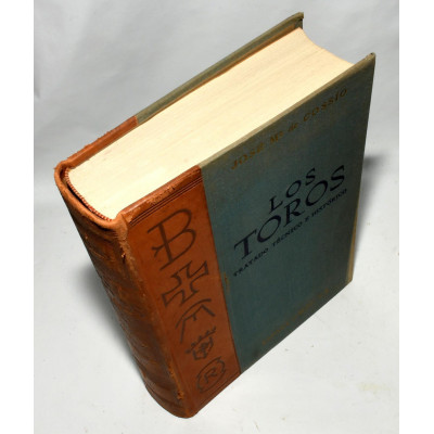 LOS TOROS TRATADO TECNICO E HISTORICO - J.M. COSSIO - 1965-1967 - COMPLETA 4 TOMOS - ESPASA CALPE