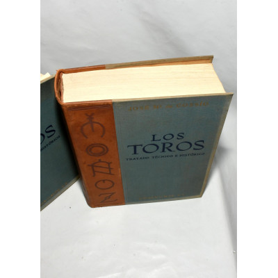 LOS TOROS TRATADO TECNICO E HISTORICO - J.M. COSSIO - 1965-1967 - COMPLETA 4 TOMOS - ESPASA CALPE