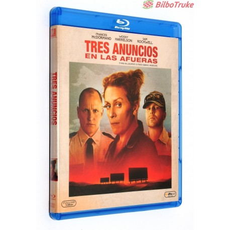 PELICULA BLURAY TRES ANUNCIOS EN LAS AFUERAS