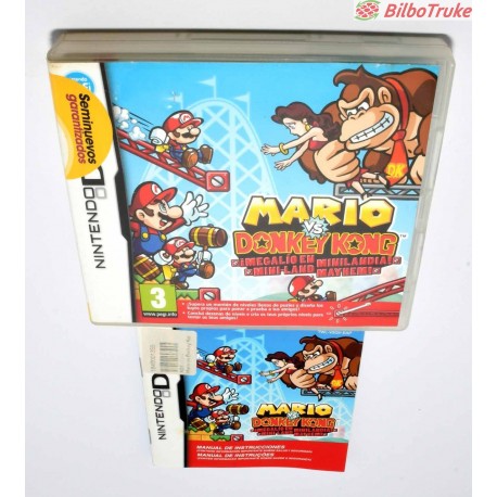 VIDEOJUEGO NINTENDO DS MARIO VS DONKEY KONG MINILANDIA