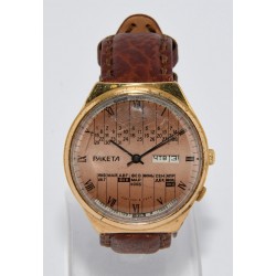 RELOJ RAKETA CALENDARIO PERPETUO CCCP UNION SOVIETICA