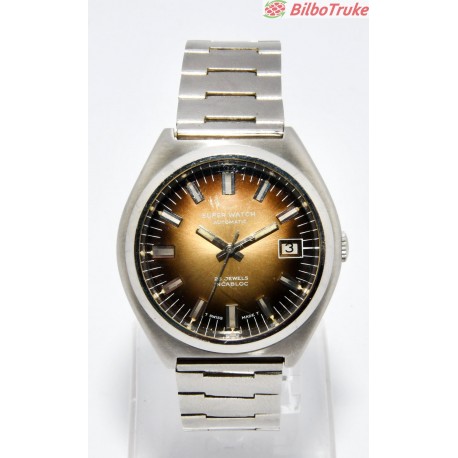 RELOJ AUTOMATICO SUPER WATCH INCABLOC