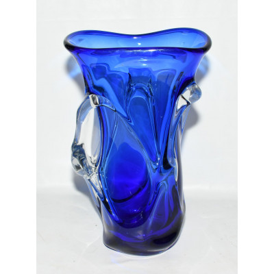 JARRON CRISTAL AZUL MURANO