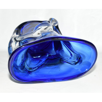 JARRON CRISTAL AZUL MURANO