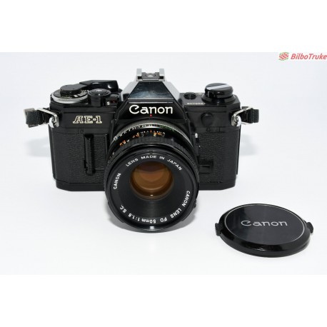 CAMARA VINTAGE CANON AE-1 + 50MM F:1.8 FD