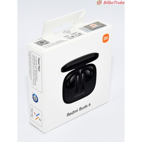 AURICULARES XIAOMI REDMI BUDS 6 NEGROS PRECINTADO